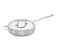 Poele a frire en acier inoxydable 5PLUS 24CM avec couvercle