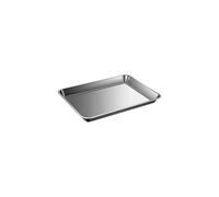 Poêle à frire en acier inoxydable épais de qualité commerciale avec répartition uniforme de la chaleur, plaque de cuisson pour le four en acier inoxydable