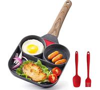 Poêle à frire en fonte d'aluminium anti-adhésif multi-sections tout-en-un pour le petit déjeuner et la cuisine à la maison (G)