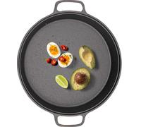 Poêle à frire en fonte Poêle en fonte Grill Poêle Casserole Mijoteuse