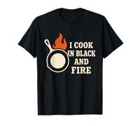 Poêle à Frire en Fonte Pride Campfire Chef Heritage Cook T-Shirt