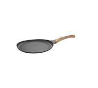 Poêle à frire en pierre, steak, crêpe, omelette, cuisson antiadhésive, appareil petit-déjeuner, plaque induction, gaz, moule pâtisserie mille couches(Black 28cm)