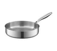Poêle à frire en titane antiadhésive, ultra durable, résistante aux rayures, sans PTFE et PFOA, 20 cm