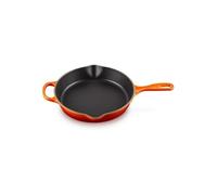 Le Creuset Skillet profond en fonte émaillée Signature avec poignée d'assistance et deux becs verseurs, 26 cm, 2 litres, Volcanique, 20187260900422