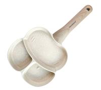 Poêle à frire KLAUSBERG KB-7825 en marbre pour œufs et crêpes, 3 compartiments