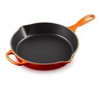 Le Creuset Skillet profond en fonte émaillée Signature avec poignée d'assistance et deux becs verseurs, 26 cm, 2 litres, Volcanique, 20187260900422