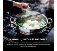 - Poêle À Frire Maestro - Fonte D'acier Émaillée - Tous Feux Dont Induction - Résistant Rouille Et Rayures - Répartition Homogène De La Chaleur - Manche Fixe Fer Feuillard - Ø20cm - Noir