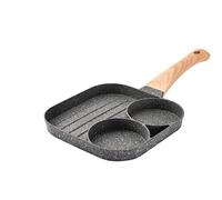 Poêle à frire Poêle à omelette épaissie Poêle à omelette Antiadhésive Egg Crêpes Steak Pan Cuisson Oeuf Jambon Poêle à petit-déjeuner Ustensiles de cuisine (taille : 1) ()