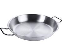 Poêle à frire/poêle à paella, acier inoxydable 18/10, deux poignées, Ø20-80 cm au choix : 36 cm Variante : 36 cm