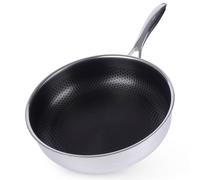 Poêle à frire profonde en acier COOKCELL 28 cm
