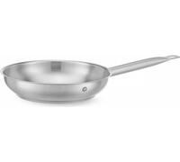 Poêle à frire - sans couvercle Acier inoxydable Avec fond sandwich encapsulé Acier inoxydable-aluminium-magnétique Convient à tous les types de cuisinières - même à induction Poignée creuse en acier i