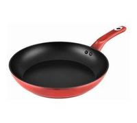 Poêle à frire tkg pan 2002 avec fond à induction turbo revêtement greblon sans pfoa passe au lave-vaisselle rouge 28 cm