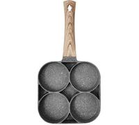Poêle à frire - YYV - 24 cm - Antiadhésive - 4 Compartiments - Compatible Induction