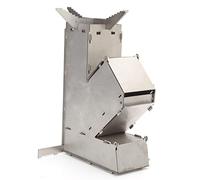 Poêle à fusée Rocket Stove, poêle à fusée portable en acier inoxydable pour randonnée - Mini poêle à bois amovible et pratique