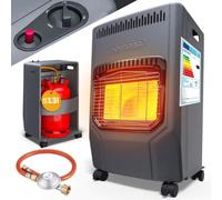 Poêle à Gaz 4200W 3 Niveaux Chauffage Mobile Sécurité + Adaptateur Gaz