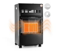 Poêle à gaz - DURAMAXX - Kamtschatka - Chauffage infrarouge - 4 kW - Noir