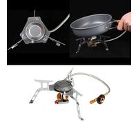 Poêle À Gaz Pliable Pour L'Extérieur, Pique-Nique, Camping, Brûleur À Jet De Butane, Cuisinière Électronique, Camping