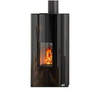Poêle à Pellets ESTRAY 6kW étanche acier NOIR Etanche GODIN 490328000333