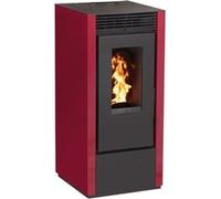 Poêle à granule MARINA 14kW étanche bordeaux - INTERSTOVES - MARINA14KWBDX Bordeaux G