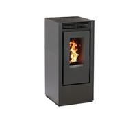 Poêle à granule MARINA 14kW étanche noir - - M14KWEN