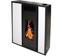 Poêle à granulés et pellets Interstoves Poêle à granule TESSA 10kW étanche concentrique blanc - - T10KWCB