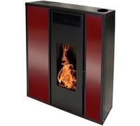 Poêle à granulés et pellets Interstoves Po?le ? granules tessa 10 kw etanche concentrique - bordeaux
