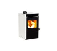 Poele a granules 6 kw blanc eco20906