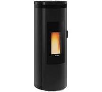 ExtraFlame Poêle à granulés Amika Evo 8 kW H120 Acier Noir 1290004