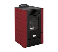 Poêle à Granulés 9 Kw Alaska - Rouge