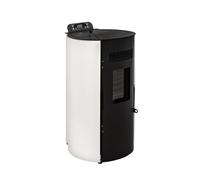 Poêle à Granulés 9 Kw Étanche Boston - Blanc