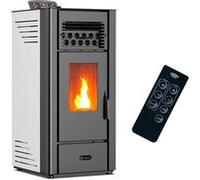 Poêle à granulés air Anita 10 kW Blanc Sannover