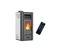Poêle à granulés air Anita 11,6 kW Blanc Sannover