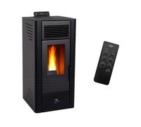 Poêle à granulés air Anita 10 kW Noir Sannover