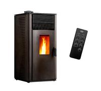 Poêle à granulés air Anita 15 kW Noir Sannover