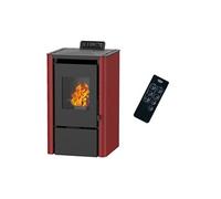Poêle à granulés air Anita 7,6 kW Bordeaux Sannover