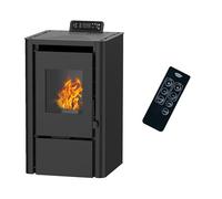 Poêle à granulés air Anita 7,6 kW Noir Sannover
