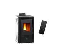Poêle à granulés air Anita 9,4 kW Blanc Sannover Blanc G