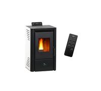 Poêle à granulés air Anita 9,4 kW Blanc Sannover Blanc G