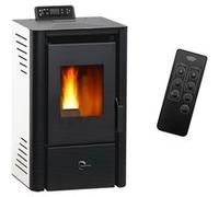 Poêle à granulés air Anita 9,4 kW Blanc Sannover Blanc G