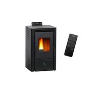 Poêle à granulés air Anita 9,4 kW Noir