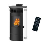 Poêle à granulés Air Flavia 9,5 kW Blanc Sannover