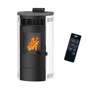 Poêle à granulés Air Flavia 9,5 kW Blanc Sannover