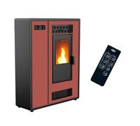 Poêle à granulés Air Slim Astral 12,2 kW Bordeaux Sannover Bordeaux