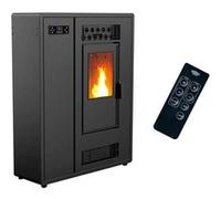 Poêle à granulés Air Slim Astral 12,2 kW Noir Sannover Noir