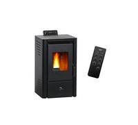 Poêle à granulés Anita 8,2 kW Noir H75,3 x L48 x P48,7 cm