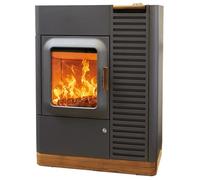 Poêle à granulés Austroflamm Mo Duo 9,4 kW Verkleidung Keramik Bright white