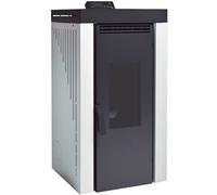 Poêle à granulés BP200 Blanc 12kW