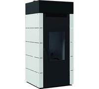 Poêle à granulés BP701 Blanc 17,5kW Canalisable