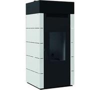 Poêle à granulés BP701 Blanc 17,5kW Canalisable