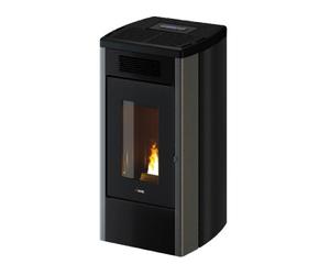 Poêle à granulés Cadel Atena Plus 12 | 12 kW Acier Titanium